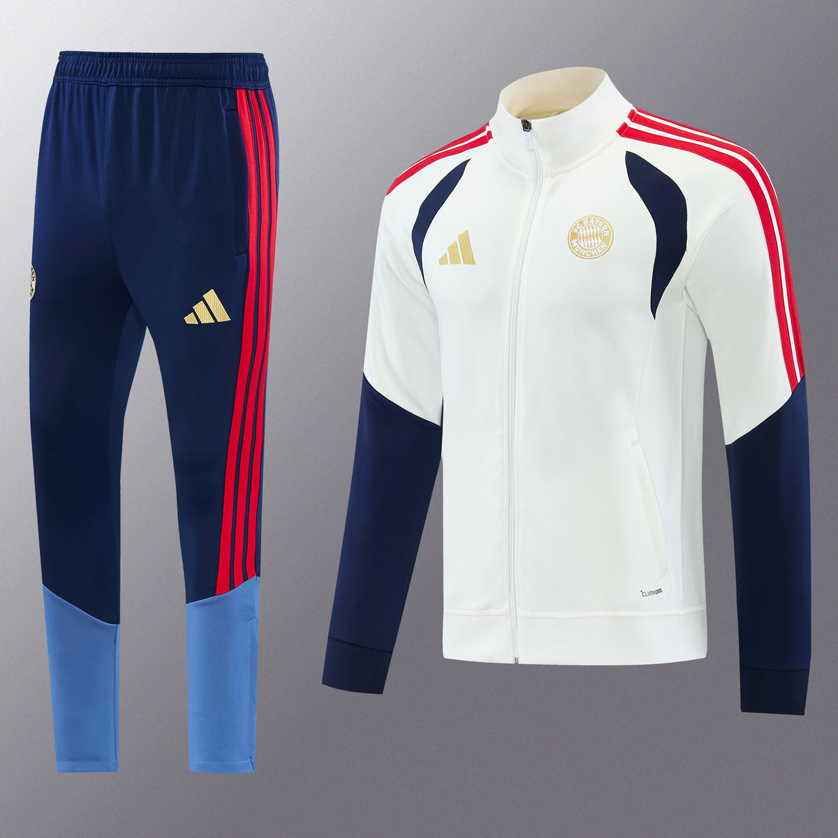 Bayern Munich White Tracksuit 2026/27 - Mirror Original
