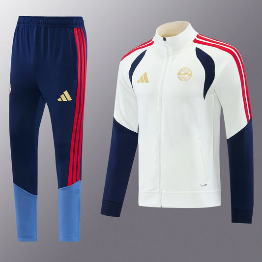 Bayern Munich White Tracksuit 2026/27 - Mirror Original