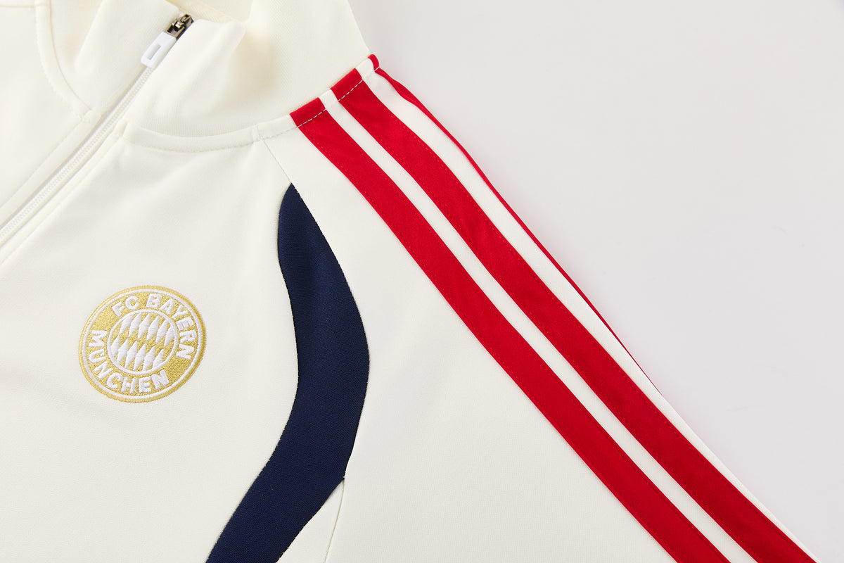 Bayern Munich White Tracksuit 2026/27 - Mirror Original