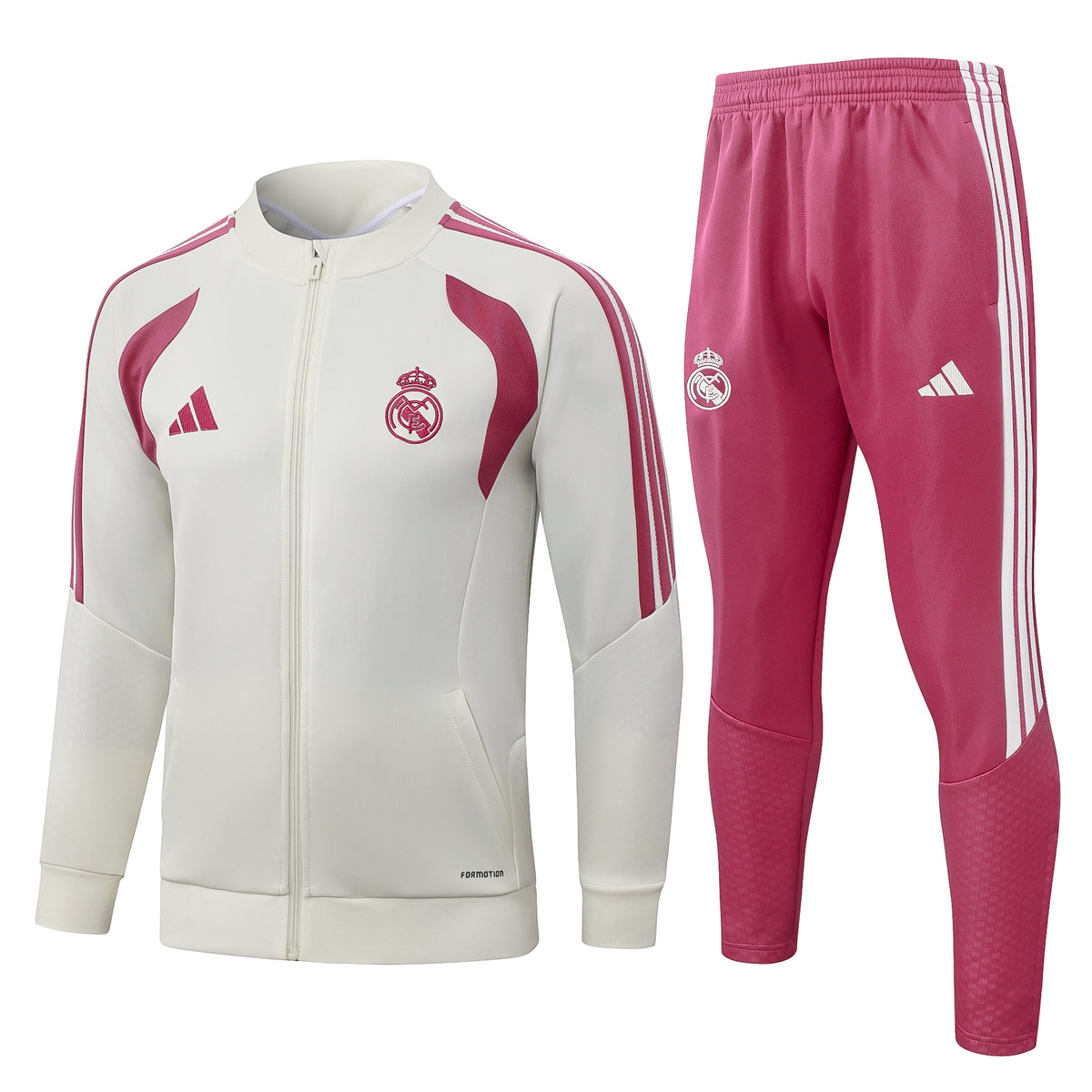 Real Madrid Off White Tracksuit 2026/27 - Mirror Original