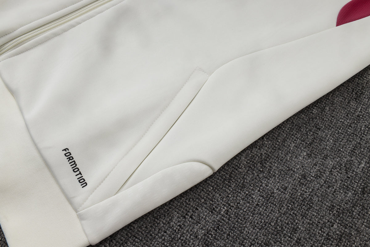 Real Madrid Off White Tracksuit 2026/27 - Mirror Original