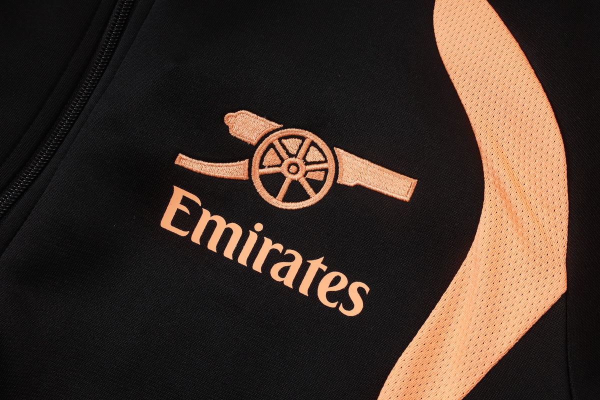 Arsenal Black Tracksuit 2026/27 - Mirror Original