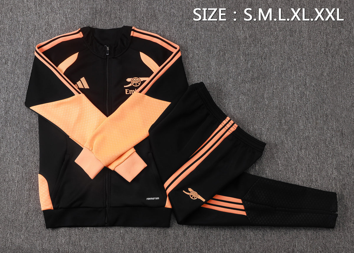 Arsenal Black Tracksuit 2026/27 - Mirror Original