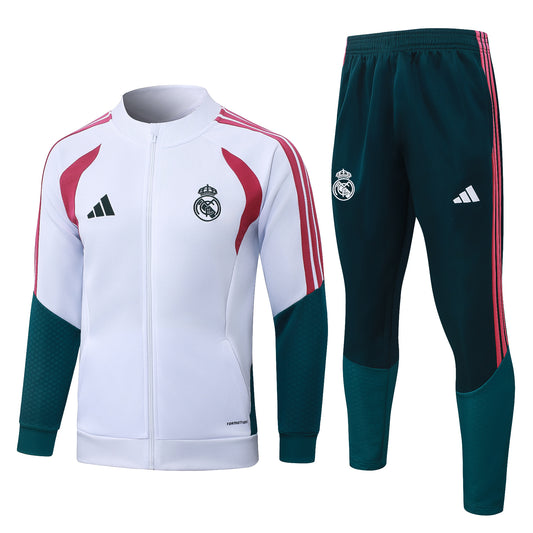 Real Madrid White Tracksuit 2026/27 - Mirror Original