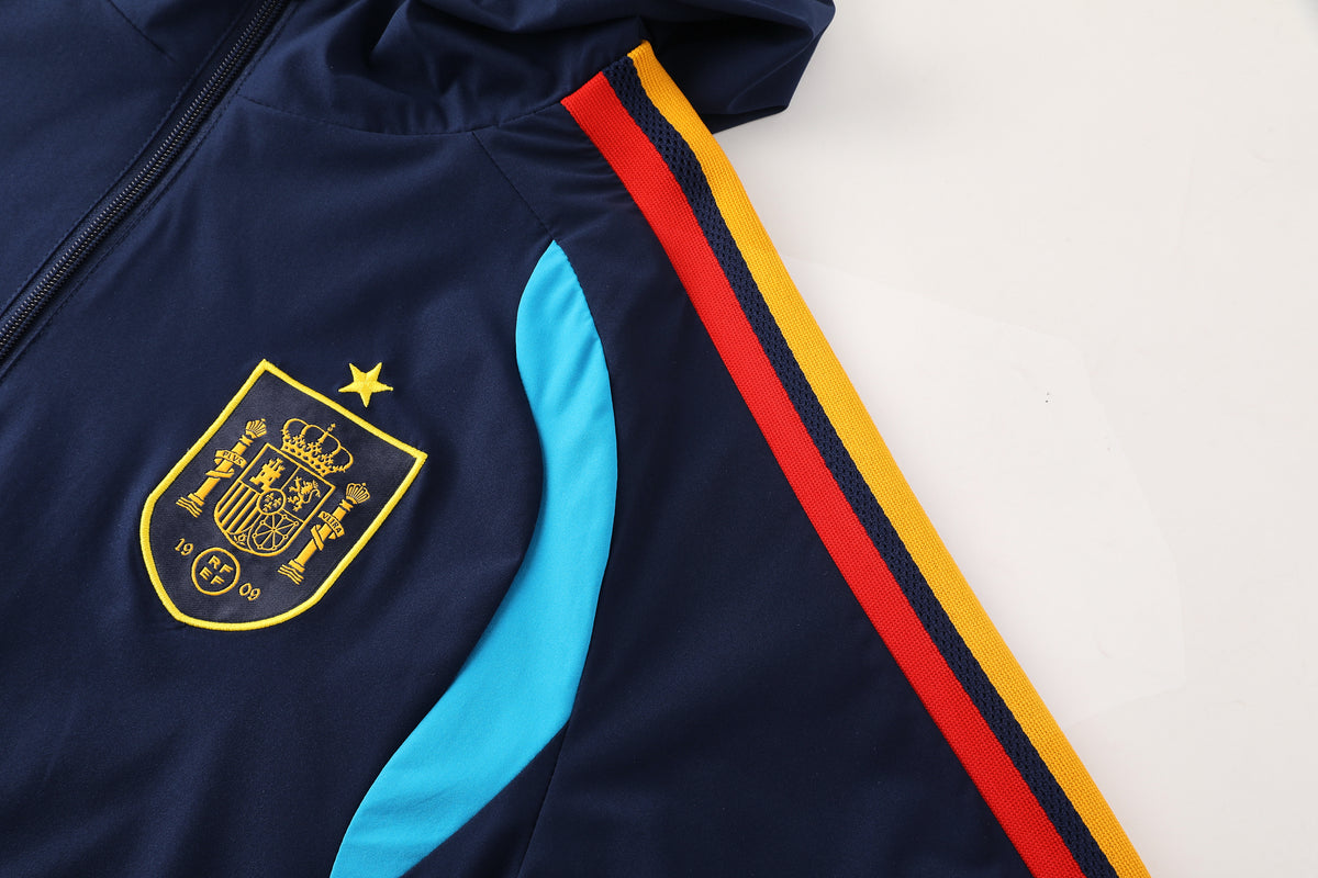 Spain Navy Waterproof Suit 2026/27 - Mirror Original
