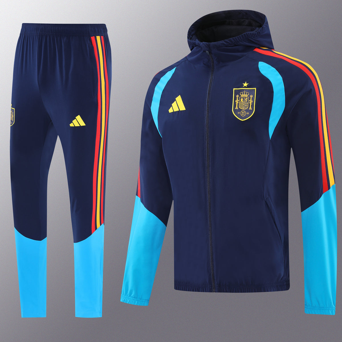 Spain Navy Waterproof Suit 2026/27 - Mirror Original