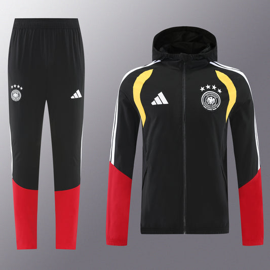 Germany Black Waterproof Suit 2026/27 - Mirror Original