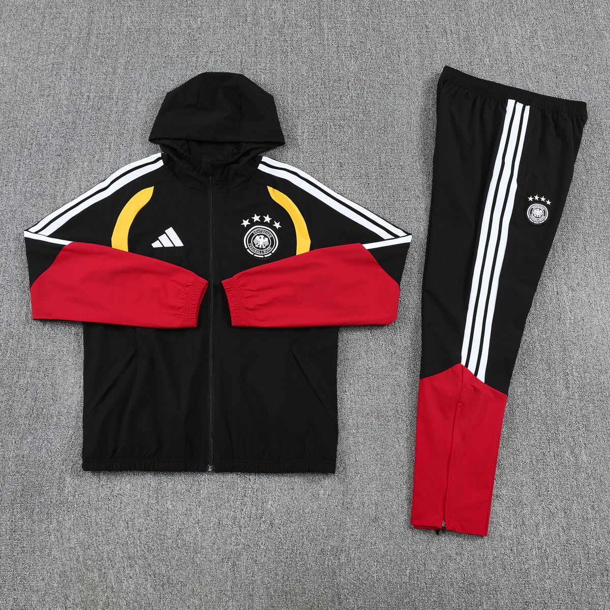 Germany Black Waterproof Suit 2026/27 - Mirror Original