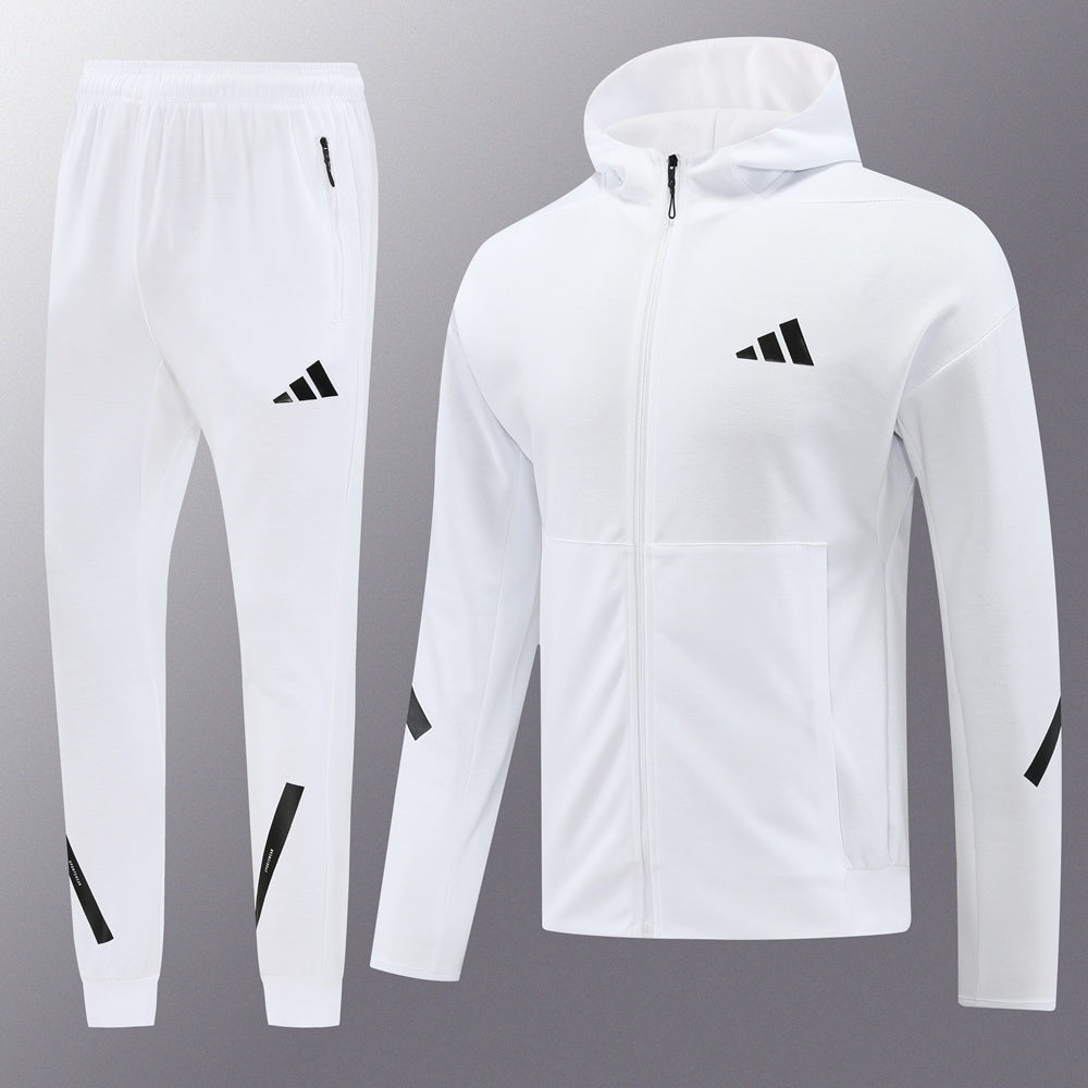 Adidas White Tracksuit - Mirror Original