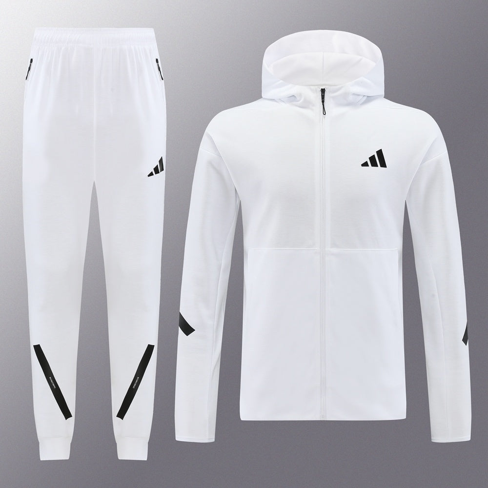 Adidas White Tracksuit - Mirror Original