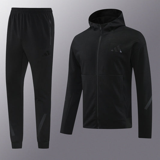 Adidas Black Tracksuit - Mirror Original
