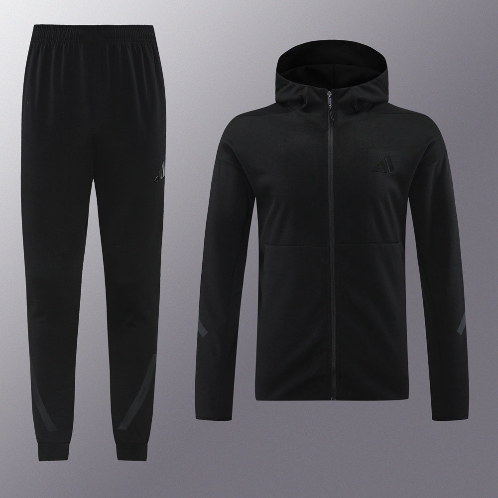 Adidas Black Tracksuit - Mirror Original