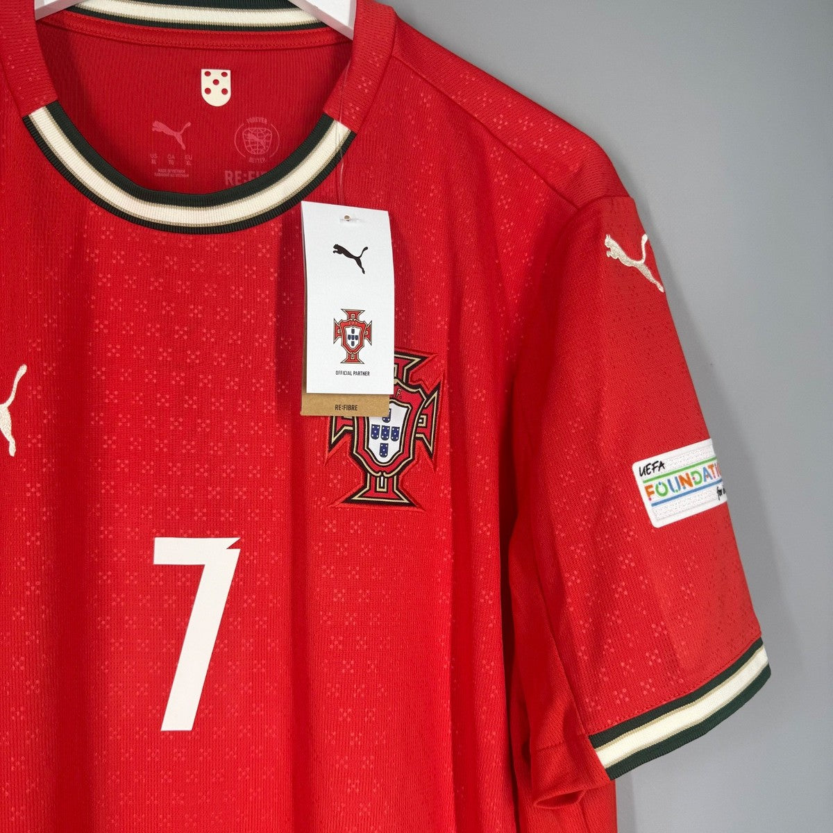 Portugal Home Jersey 2025/26 - #7 Ronaldo Fan Version