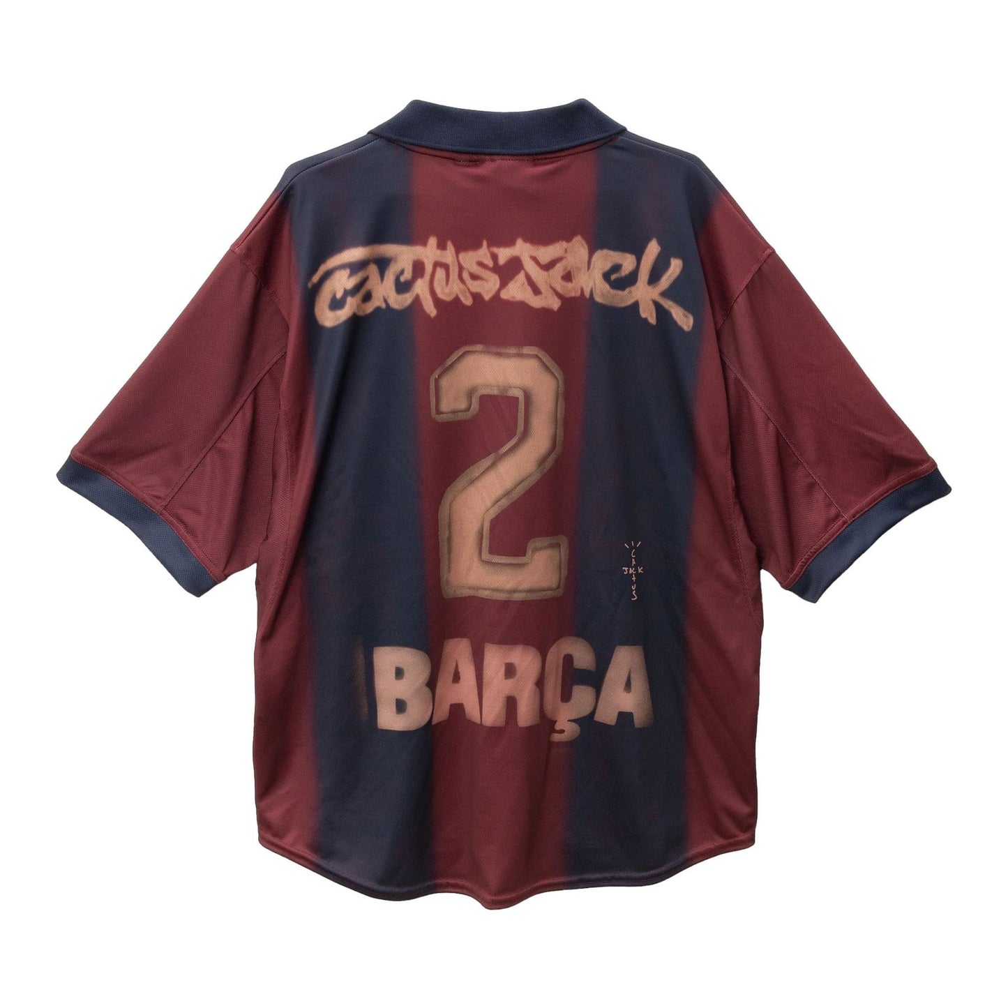 Barcelona x Cactus Jack Retro Skeleton Fans Version Jersey