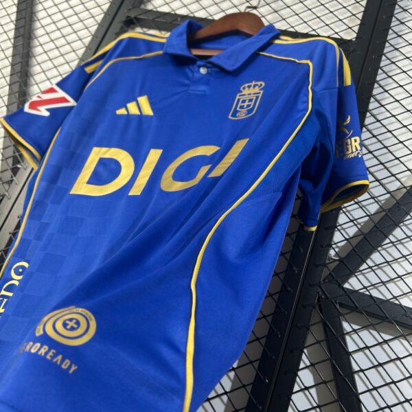 Real Oviedo Home Jersey 2025/26 - Fan Version