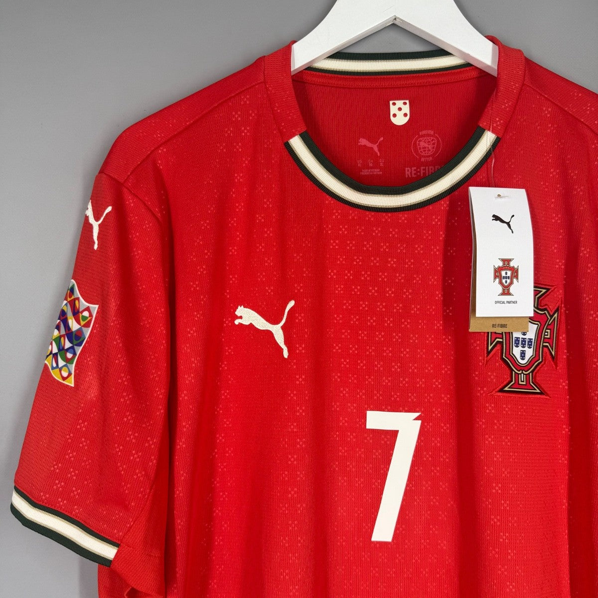 Portugal Home Jersey 2025/26 - #7 Ronaldo Fan Version