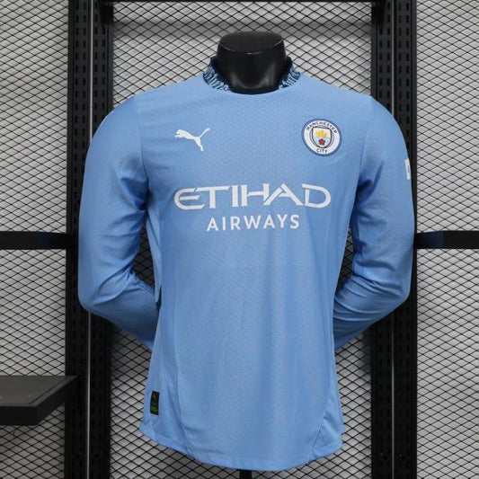 Manchester City Home Jersey 2024/25 - Player Verison ( Long Sleeve )