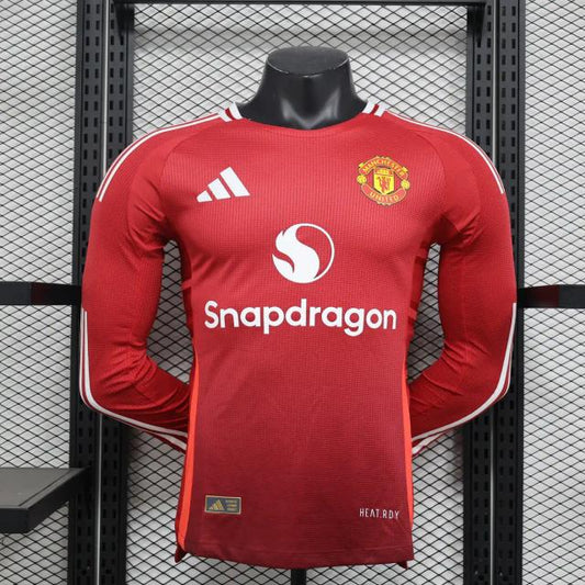 Manchester United Home Jersey 2024/25 - Player Verison ( Long Sleeve )