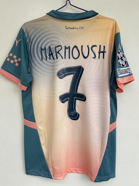 Manchester City 4th Jersey 2024/25 - #7 Marmoush Fan Verison